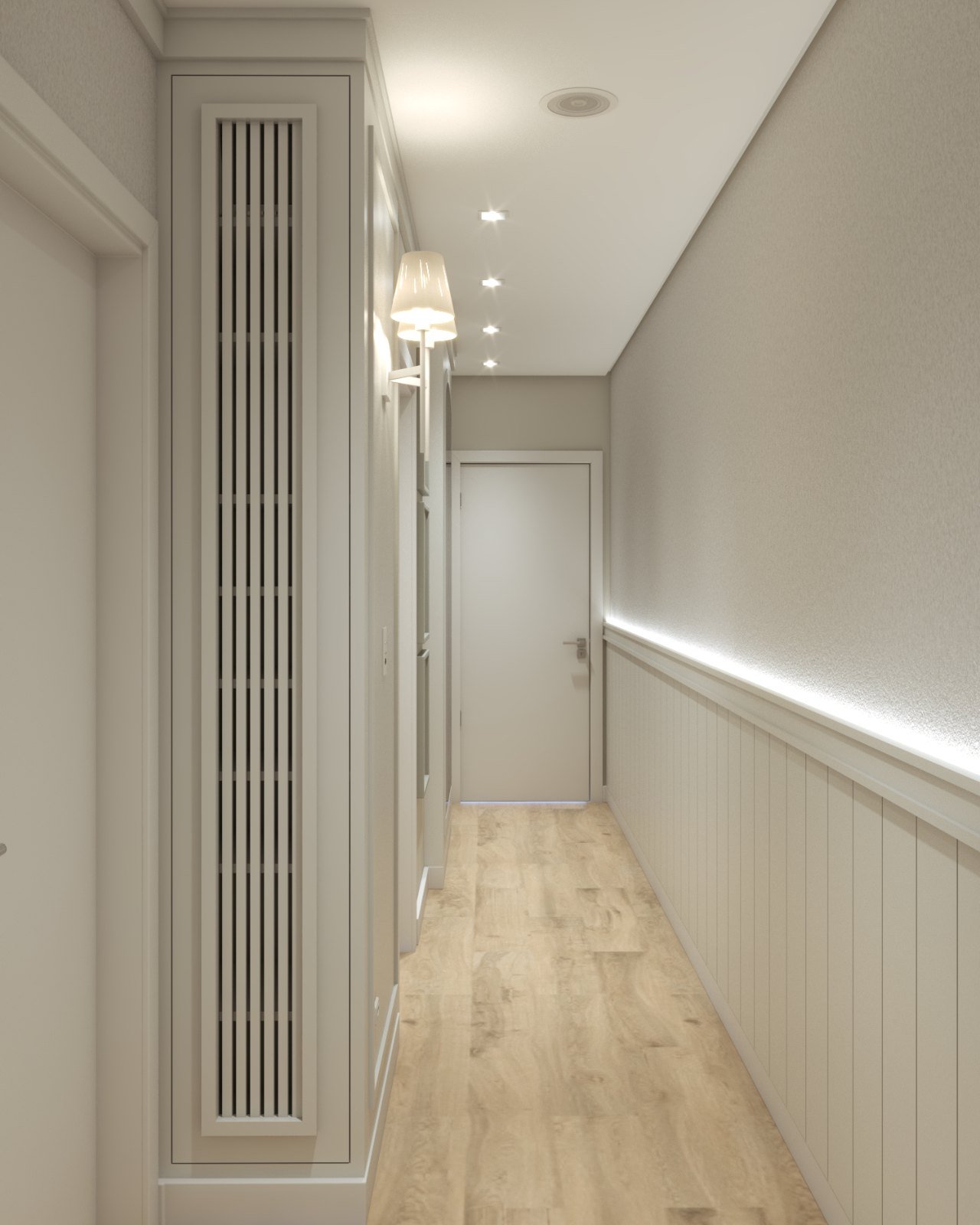 Hall de circulação do Apartamento Essenza